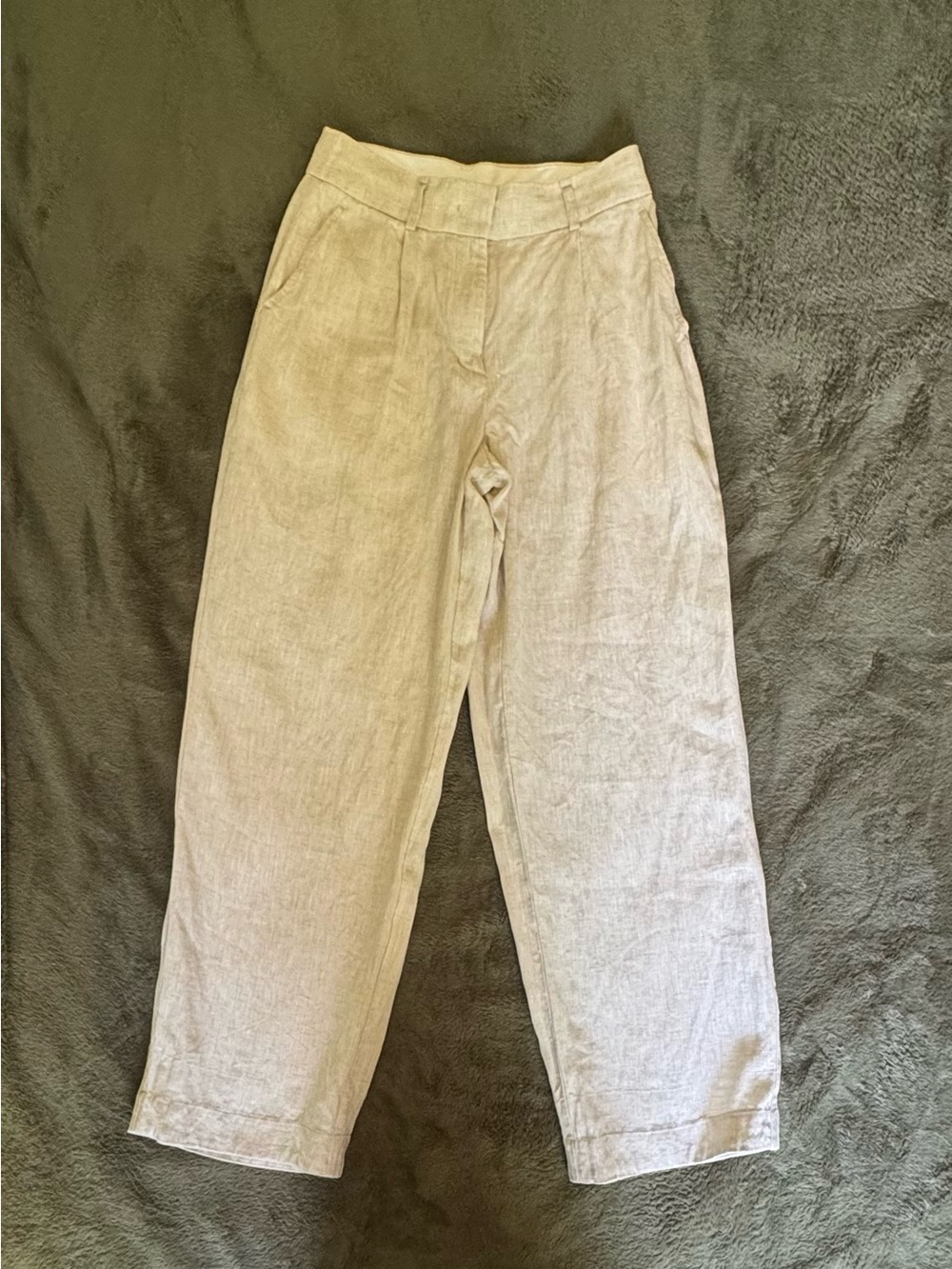 Goelia Linen Pants Light Beige Size 25